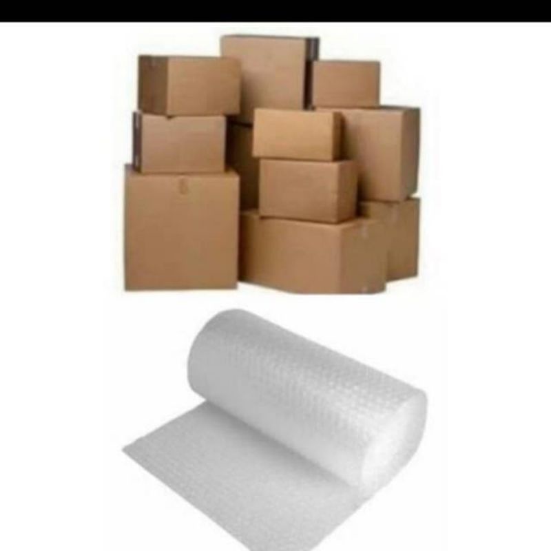 

bubble wrap / kardus tambahan paking