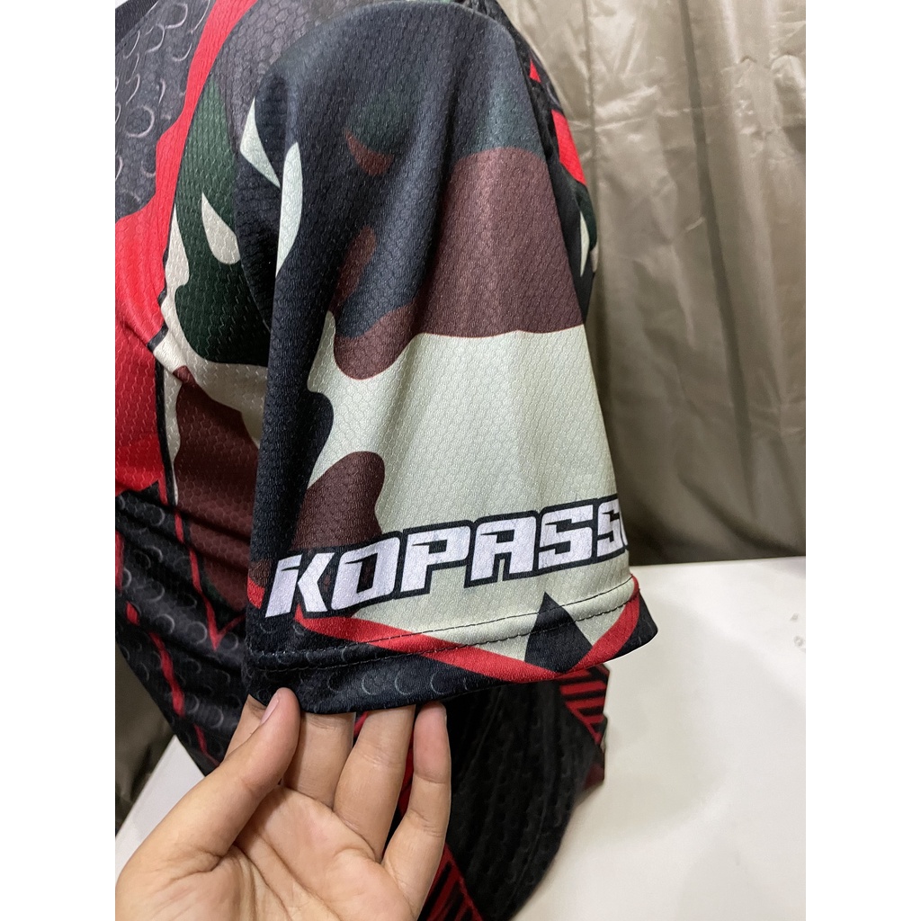 Kaos Dryfit Kopassus Kaos Jersey Kopassus Kaos Jersey - Hitam