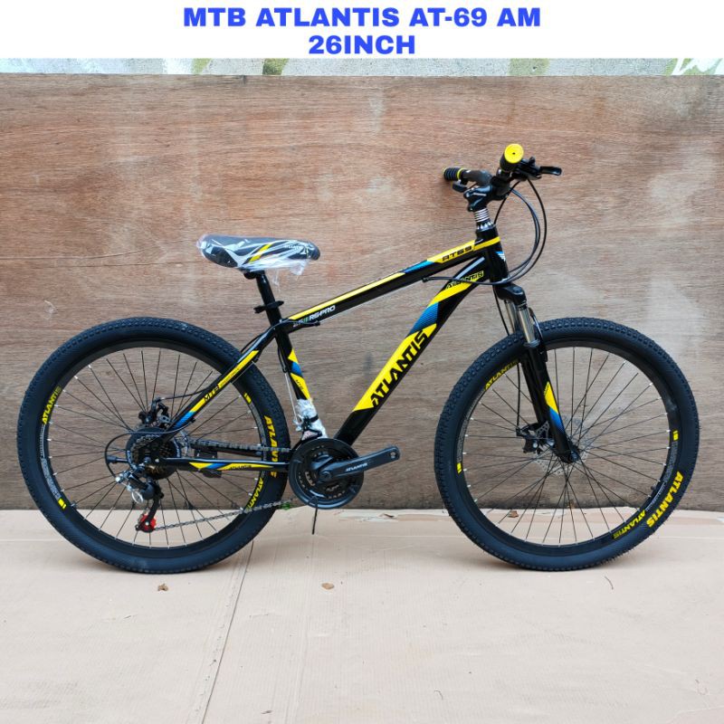 Sepeda Gunung Atlantis Rs Pro AT-69 AM 26Inch Hi-ten stell