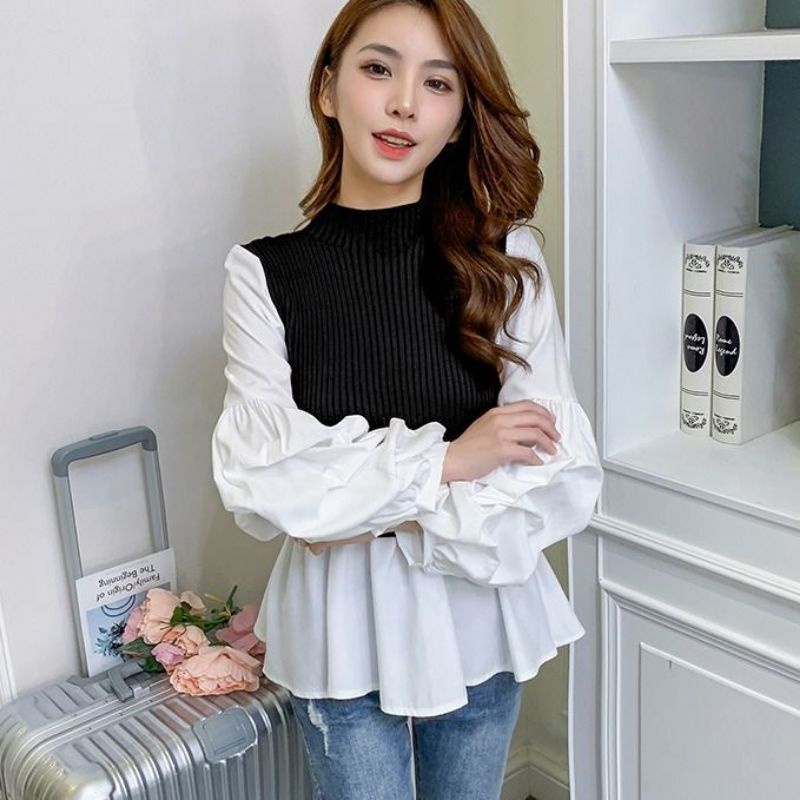 BLOUSE RAJUT WANITA KOREA M150