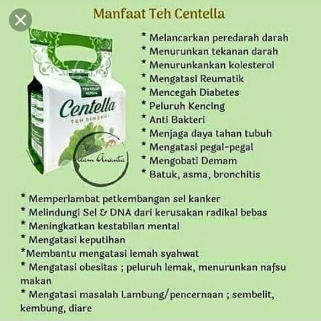 

Centella tea sinergi