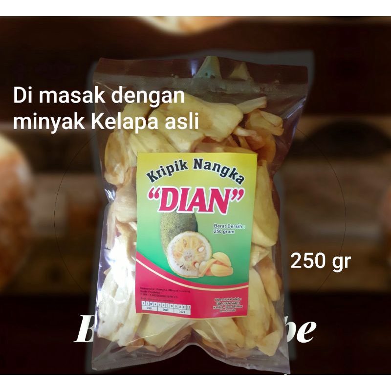 

Keripik/kripik Buah Nangka grade A 250gr DIAN