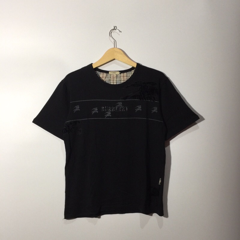 T-Shirt / Kaos Oblong Lengan Pendek Burberry Second / Bekas / Preloved