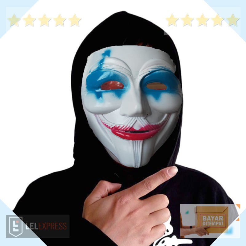 Mainan Anak Topeng Joker Anonymous