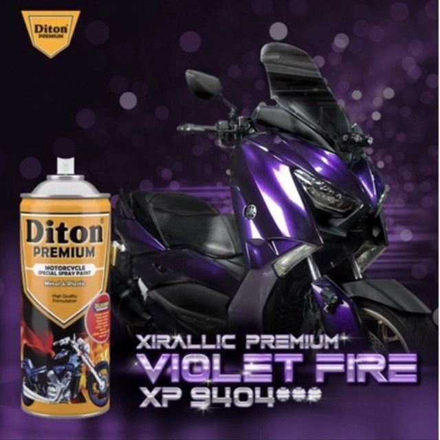 Cat Semprot Diton Premium 400cc Xirallic Series - XP 9404 Violet Fire