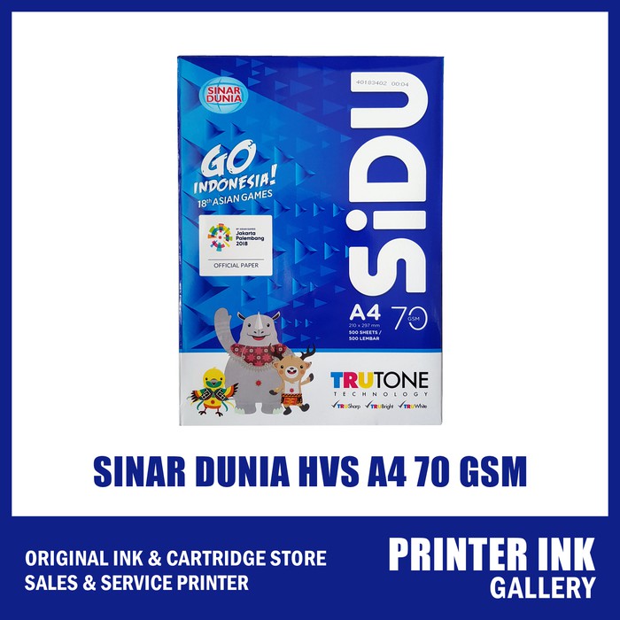 

Murah Sinar Dunia / SiDu Kertas HVS A4 70 gsm Original