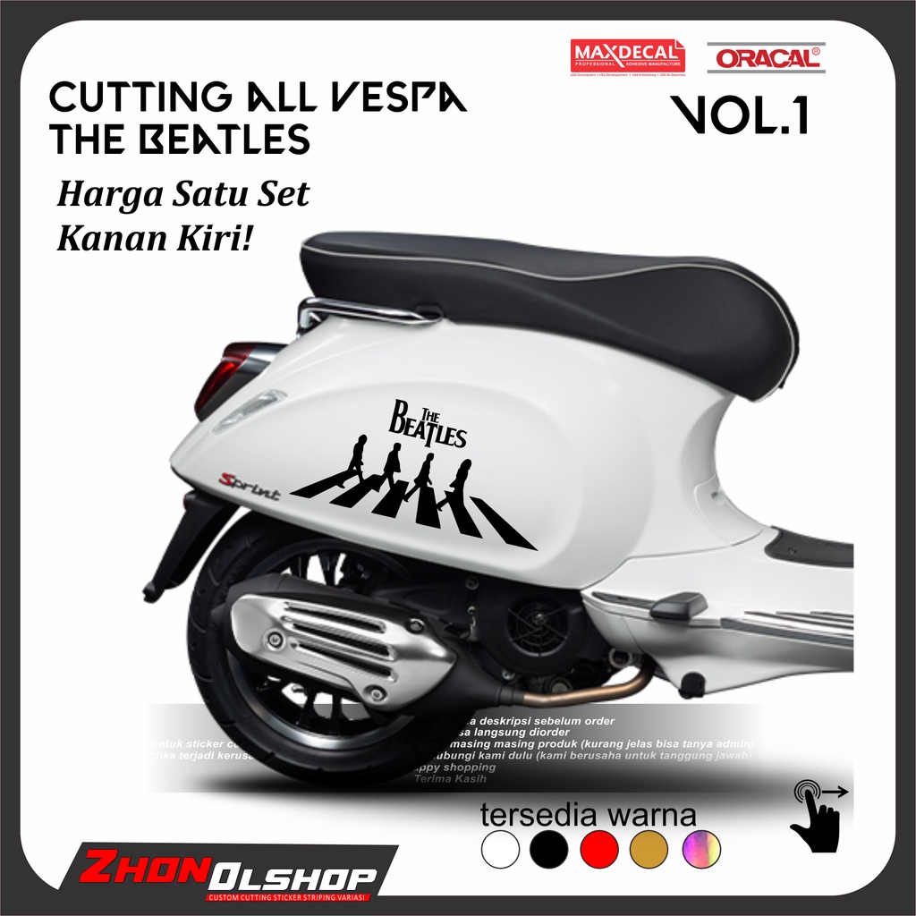STIKER CUTTING VESPA MATIC STIKER VESPA SPRINT STIKER VESPA STRIPING VESPA MATIC STRIPING VESPA