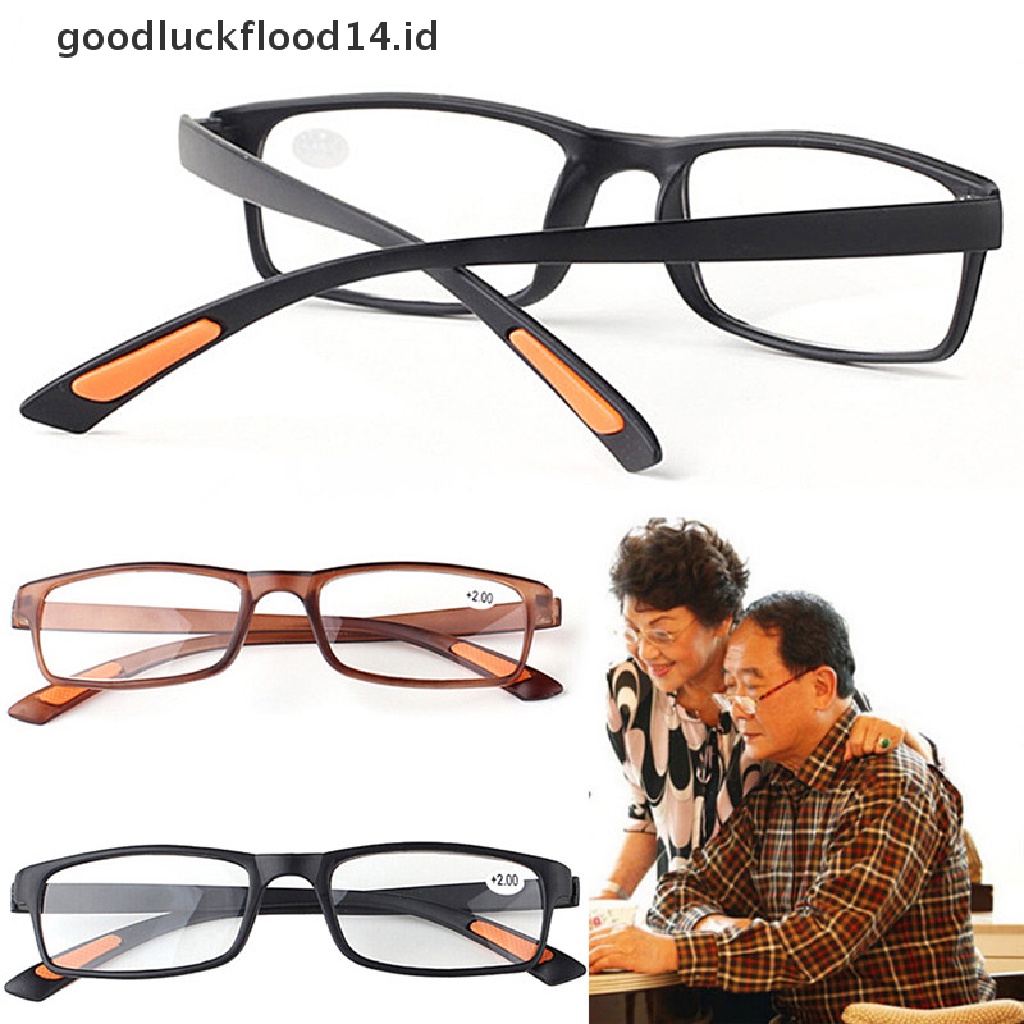 [OOID] Square Framed  Clear Lens Reading Glasses Unisex Women Men  ID