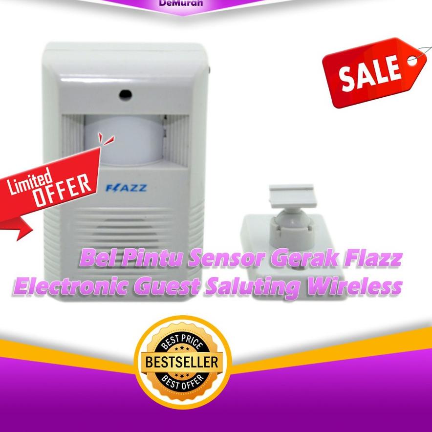 ❂ Bel Pintu Sensor Gerak Flazz / Electronic Guest Saluting Wireless ✭