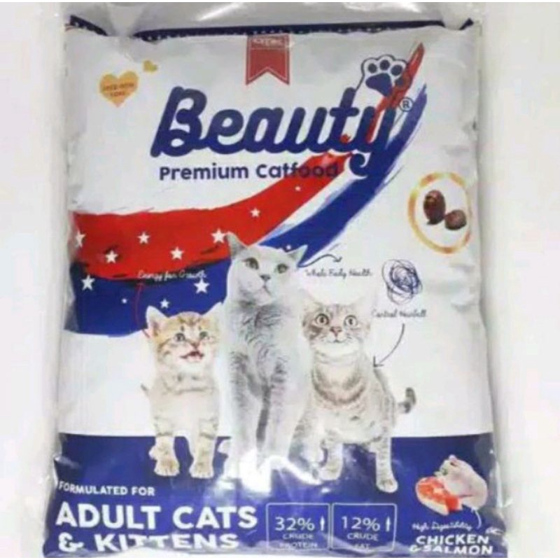 Makanan Kucing Beauty repack paket 10kg