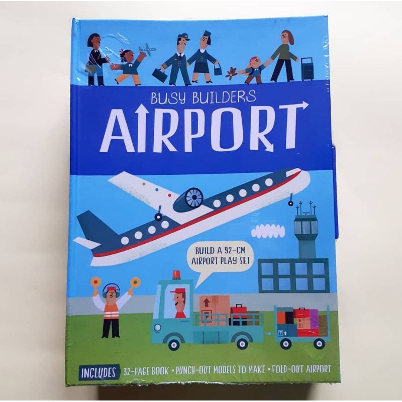 Buku Anak Import : Busy Builders - Airport