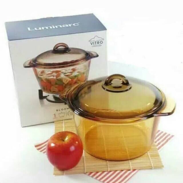 Luminarc Vitro 5 Liter Murah / panci kaca/ Tahan Panas