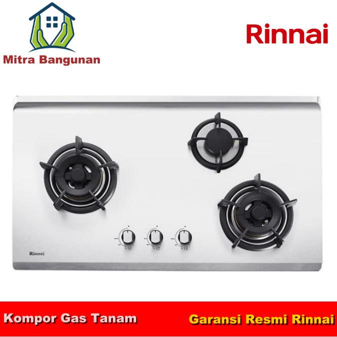 Kompor Gas Tanam 3 Tungku Rinnai Rb-93Us