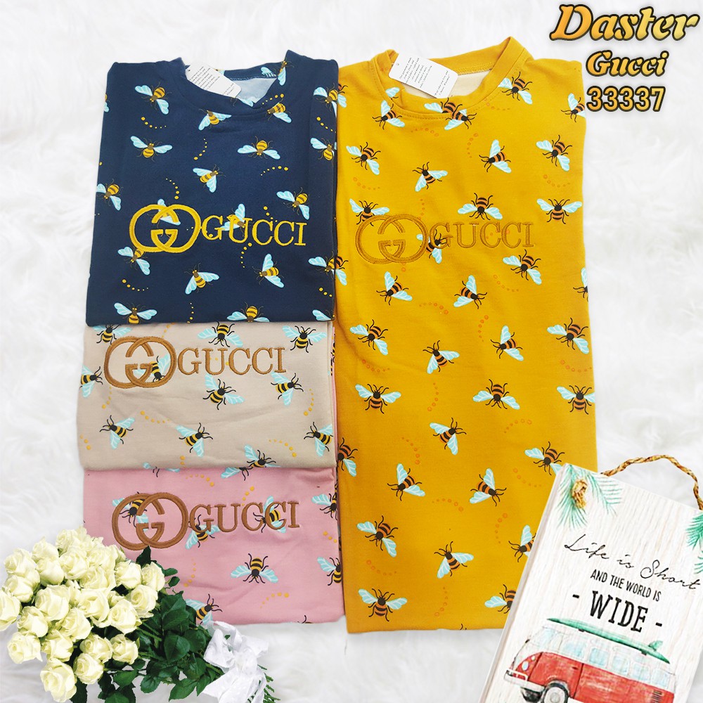 Daster Jumbo Babyterry Import Gucci Lebah