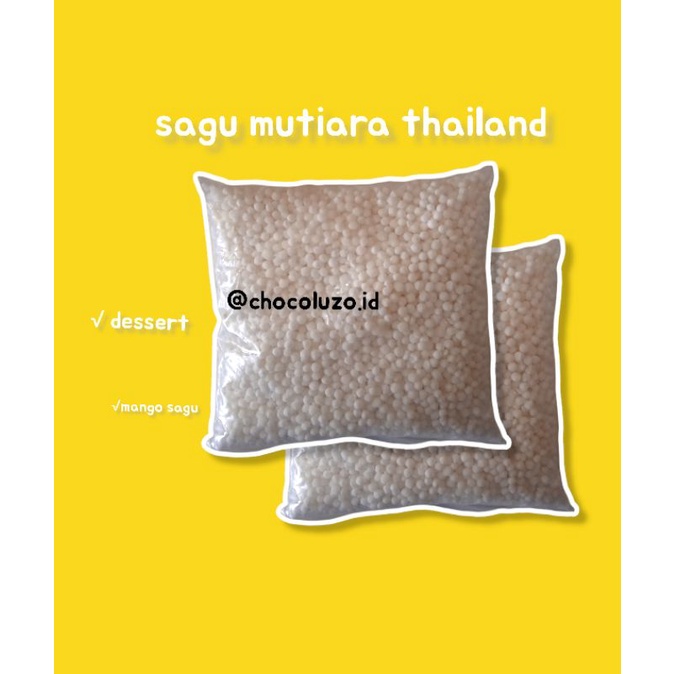 

100Gr Sagu/Sago Mutiara Thailand dan Lokal