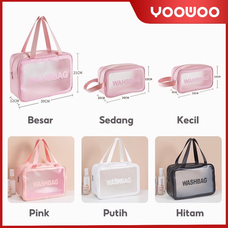 Tas Kosmetik Portable / Tas Peralatan Mandi / Pouch Organizer Tas Travel