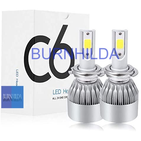 Lampu Mobil Headlight LED H1 COB 2 PCS C6 LED Car Headlights 80W 8000LM COB Auto Headlamp Bulbs H1 H3 H4 H7 H11 9005 9006 HB3 HB4 Car Styling Led Lights Bulbs H1 mobil motor burnhilda