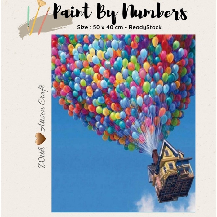 

Paint By Number ( 50 cm x 40 cm ) - uphouse disney