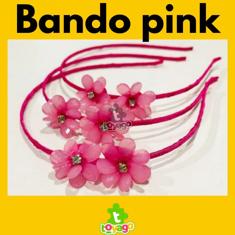 Bando Anak Perempuan Motif Bunga Satuan Grosir Murah