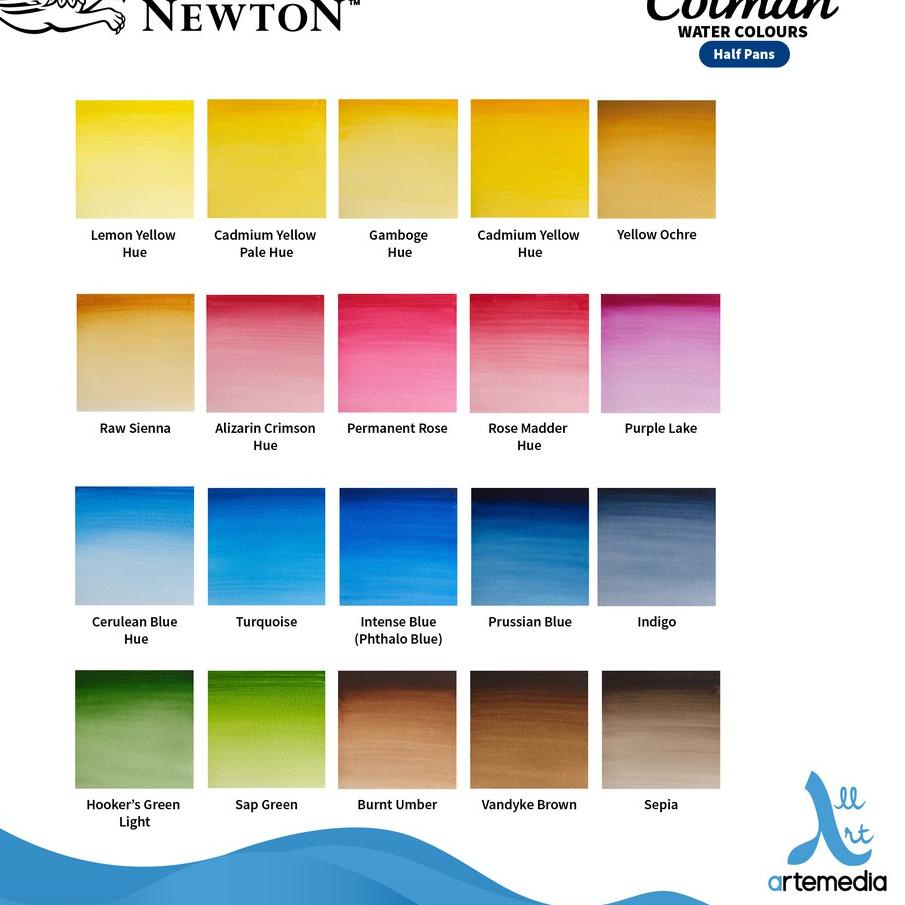 

Langsung kirim 12.12 Cat Air Winsor & Newton Cotman Half Pan Watercolor - 02/02 ㅉ