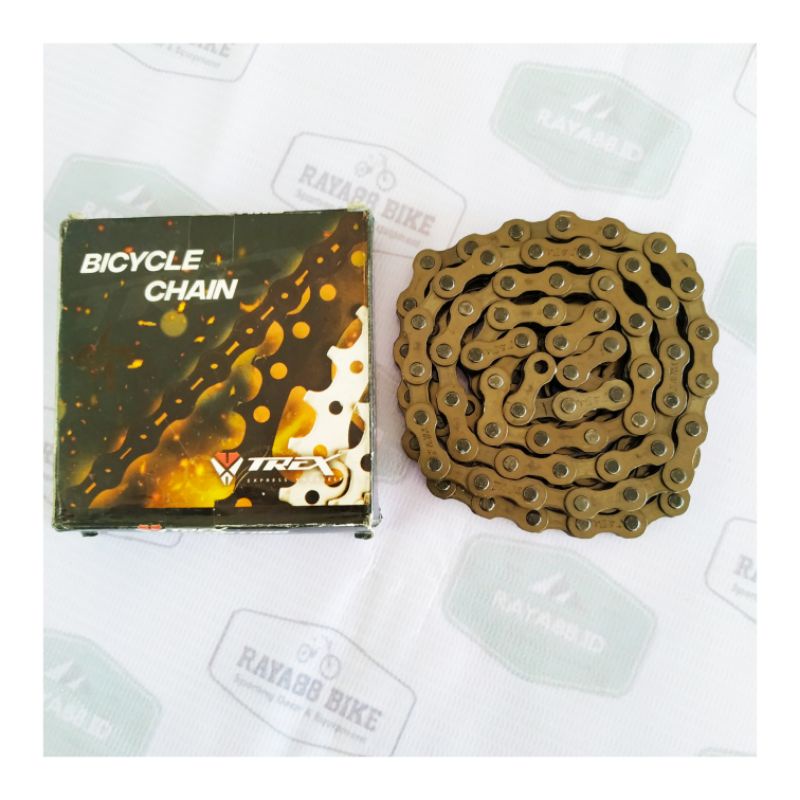 RAYA88 TREX TAYA RANTAI SEPEDA 7SPEED 6 7 SPEED WARNA COKLAT MURAH