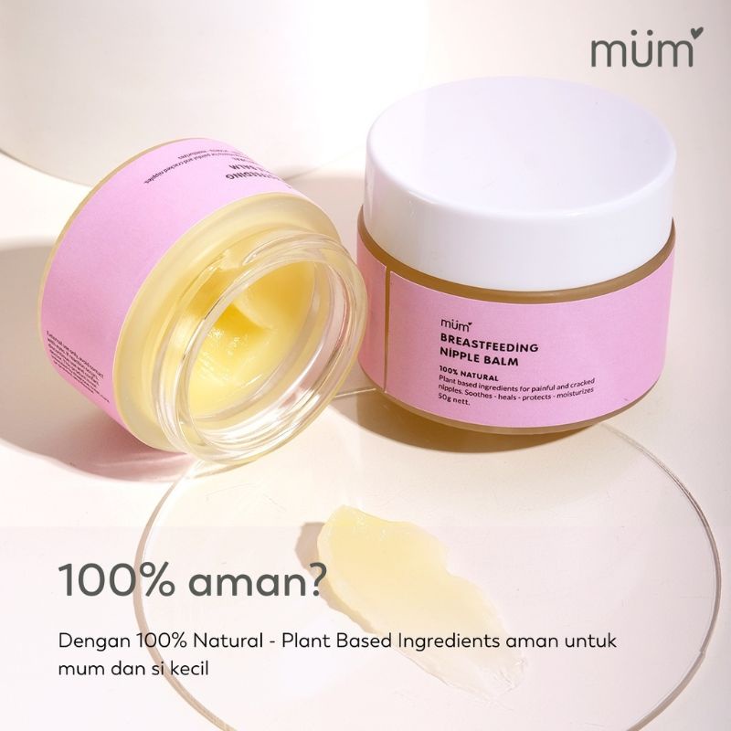 Mummum Breastfeeding Nipple Balm (Cream/ Krim) - Salep Puting Lecet Ibu Menyusui