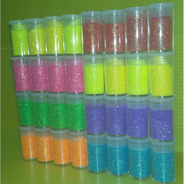 

Serbuk Glitter | Bubuk Glitter (Pak Isi 32 Tube)