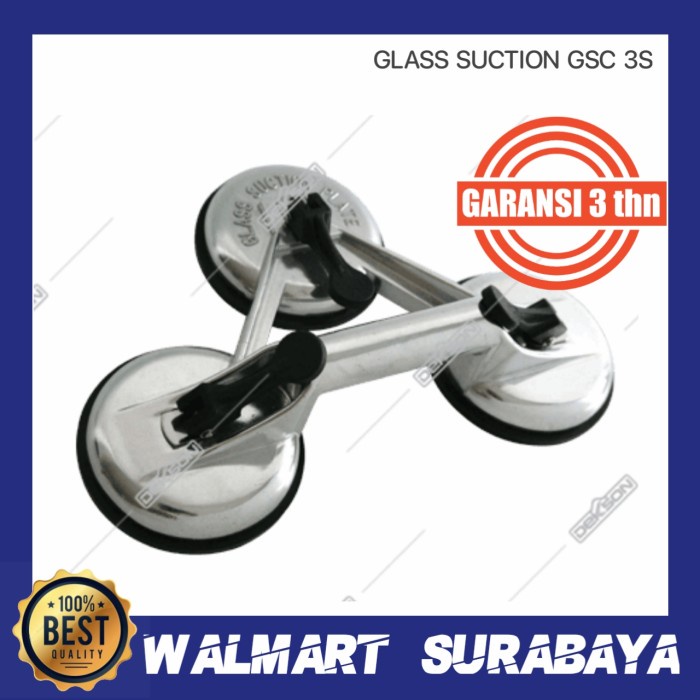 

Glass suction gsc 3s dekkson/ kop kaca dekson 3 kaki