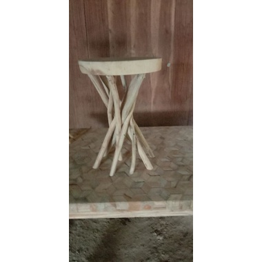 (COD) KURSI RANTING JATI / KURSI MINIMALIS