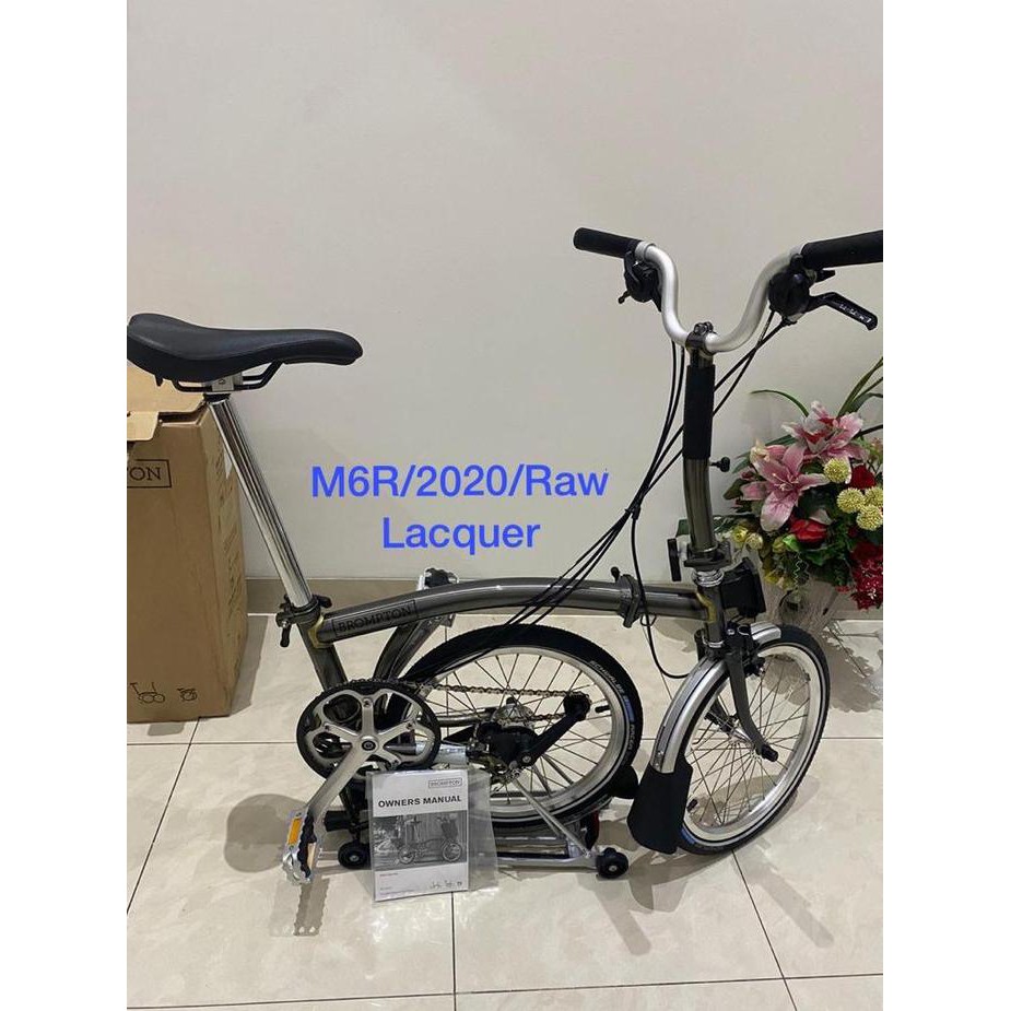 sepeda brompton original Raw Lacquer | M6R | 2020