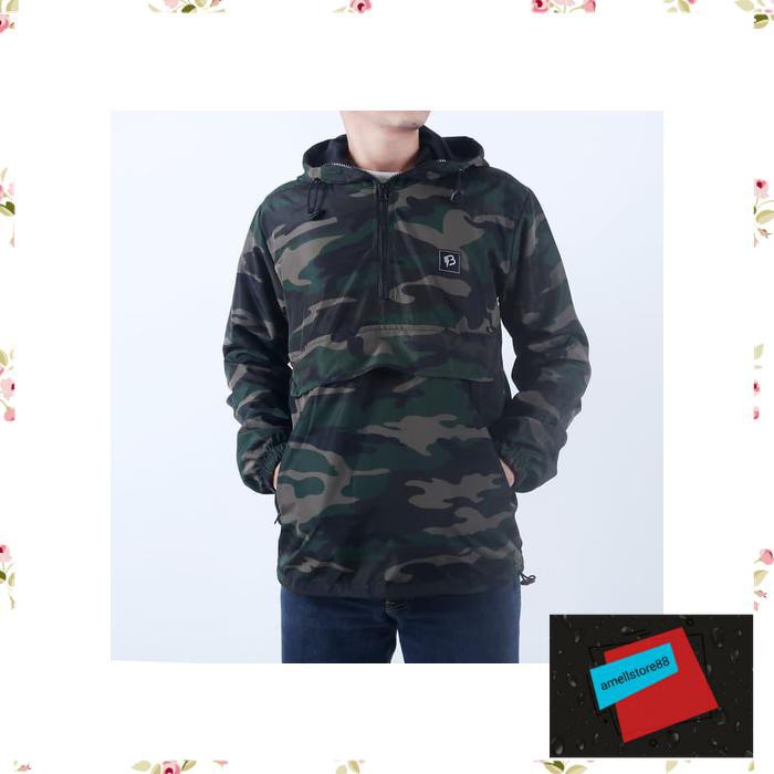 Jaket Pria parasut parka gunung Camo LorengAnti Air CougleBully Fremium Quality PP111