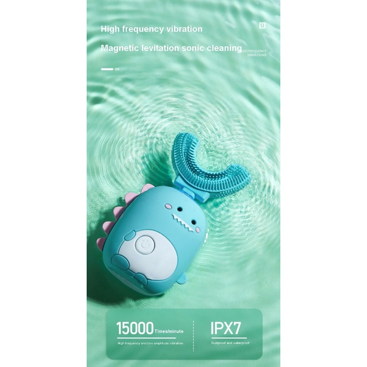 42 REMAX GH-05 - Smart U-Shaped Fitting Toothbrush for Children