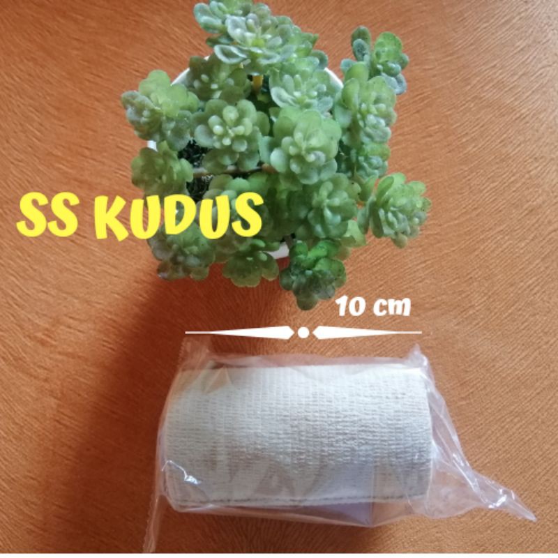 perban elastis / cohesive bandage / perban kohesive 10 cm x 4.5 m