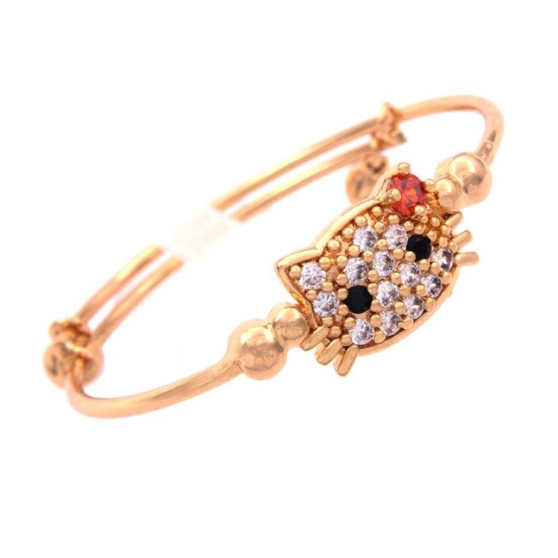 Gelang Anak Perempuan Emas Rhodium / Perhiasan Anak GBA15
