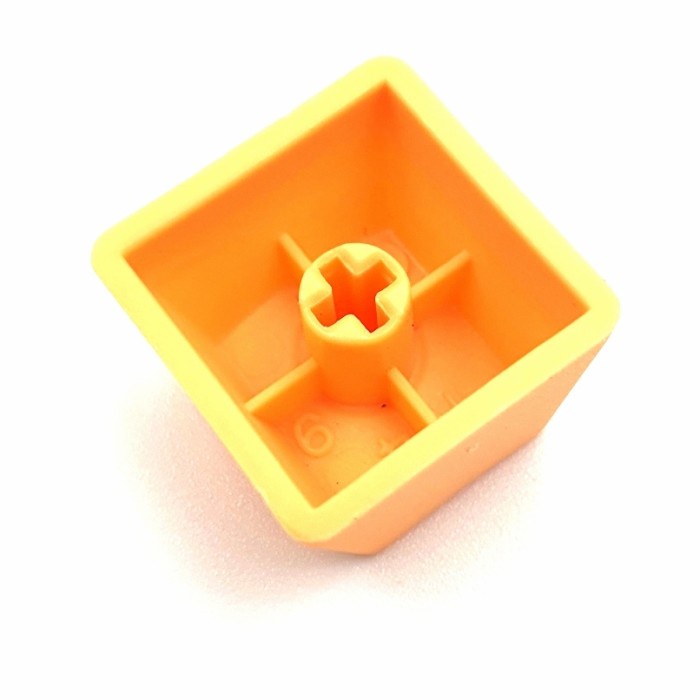 Keycap PBT 1U orange polos blank replacement keyboard button tombol