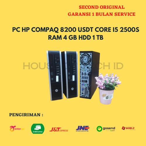 PC HP COMPAQ 8200 USDT CORE I5 2500S RAM 4 GB HDD 1 TB