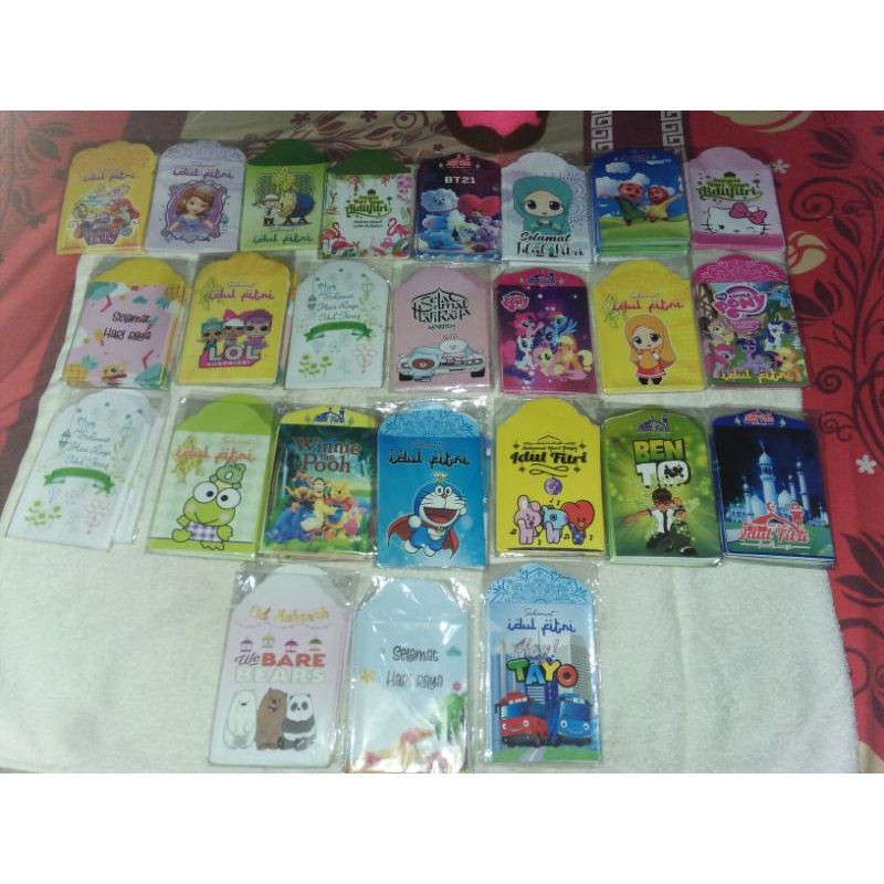 

amplop lebaran size 7x12 siap pakai isi 10biji/pack