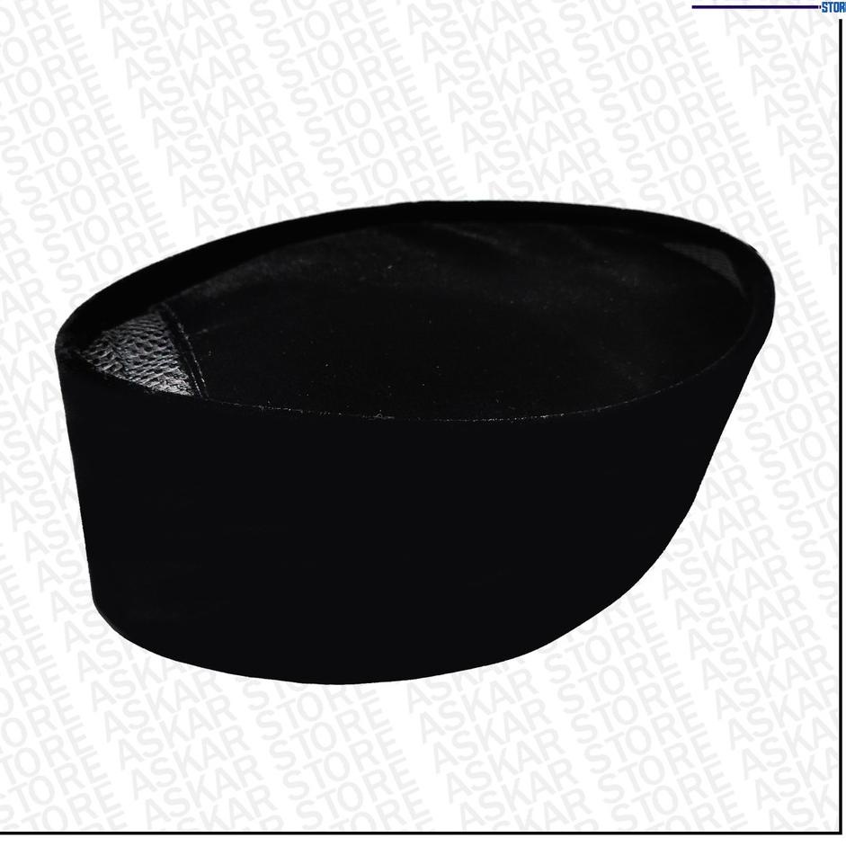 ♂ Peci Songkok Polos / Peci Songkok Hitam / Peci Songkok Polos Hitam / Peci Songkok Kulitas Premium 