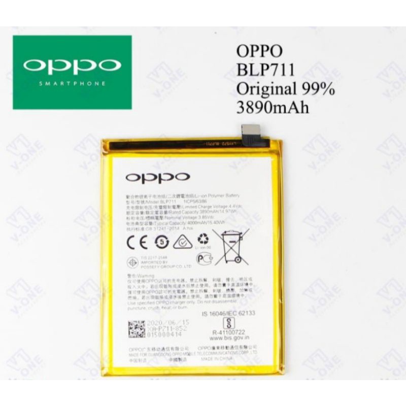 BATRE BATERAI OPPO BLP 711 OPPO A1K BATERAI ORIGINAL