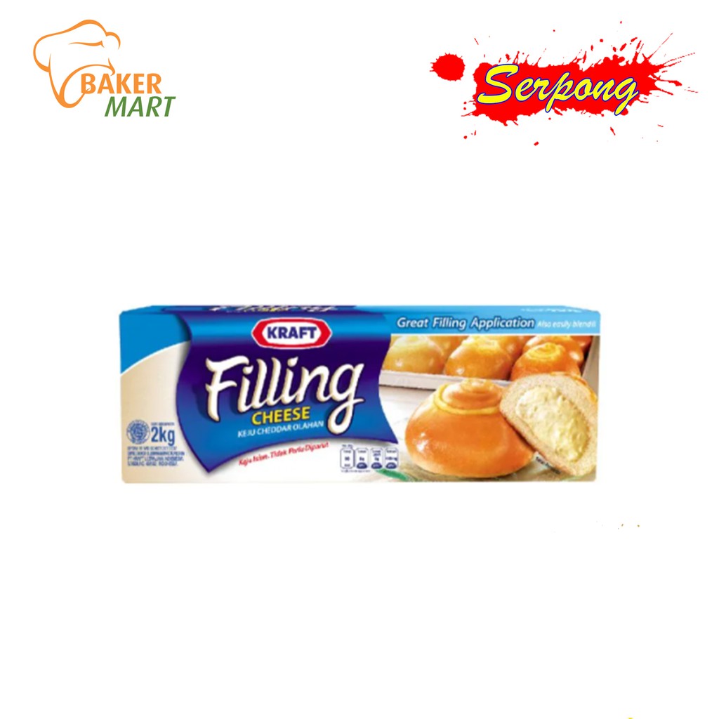 

Kraft Filling Cheese/ Isian Keju 2kg