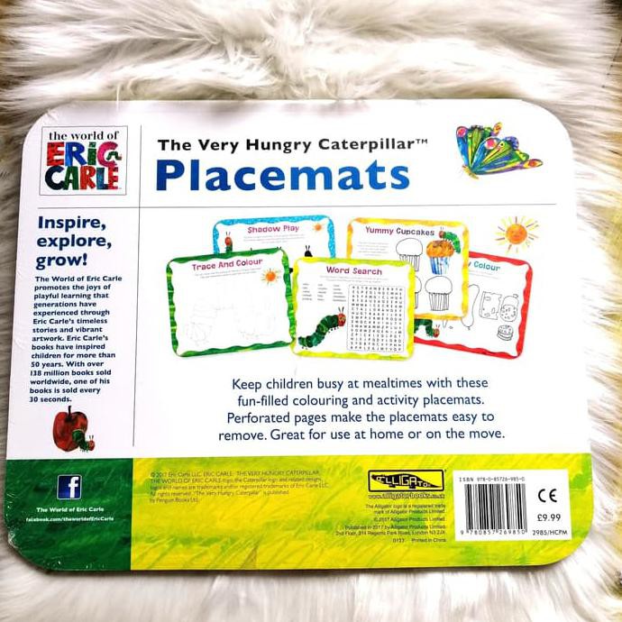 Eric Carle The Very Hungry Caterpillar Placemats BI820