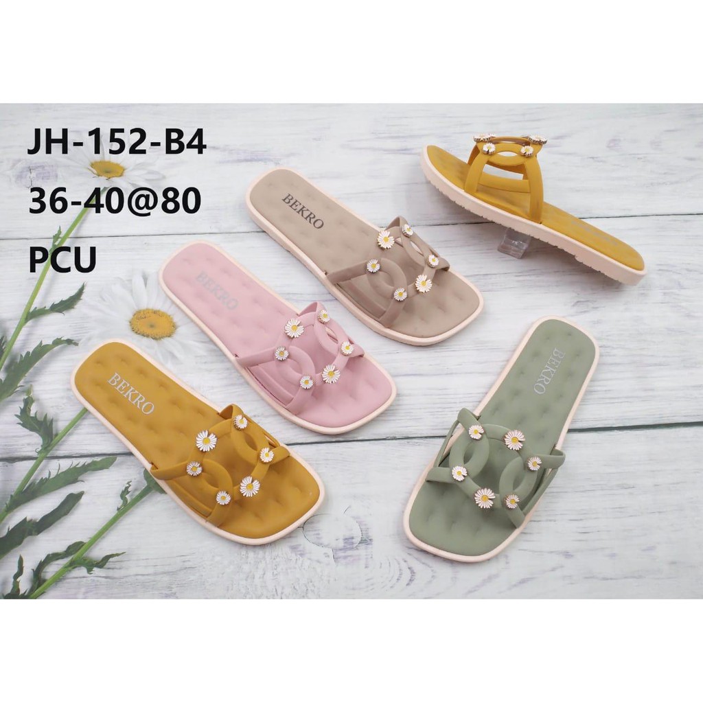 Sandal Selop Jelly B4  / Slip Sandal Wanita Import