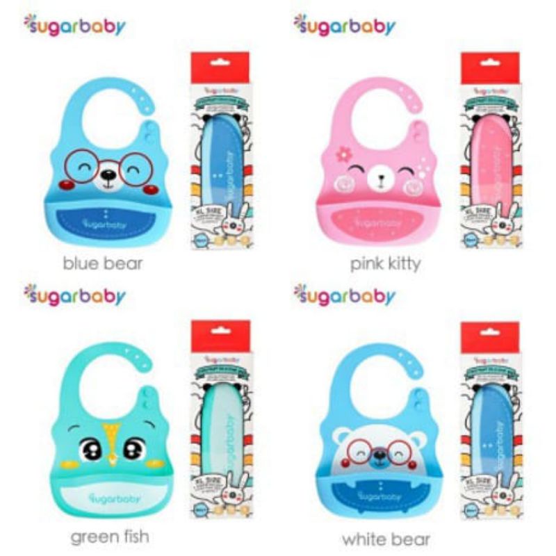 Sugarbaby Healthy Silicone Bib Nature Series Slaber Bayi Celemek bayi Sugarbaby Healthy Silicone Bib (Nature Series) ilicone Bib / Slabber Premium Celemek Makan Bayi Bahan Silikon Silicone Bibs Motif-Celemek Makan Bayi BIB BAYI / SLABBER BAYI / CELEMEK BA