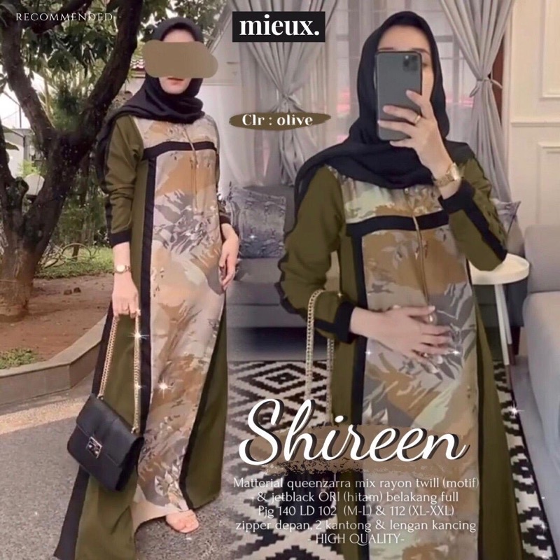 GAMIS SAMIRA gamis muslim dres polos syari original produk original mieux zara dres polos-Shiren ld 102