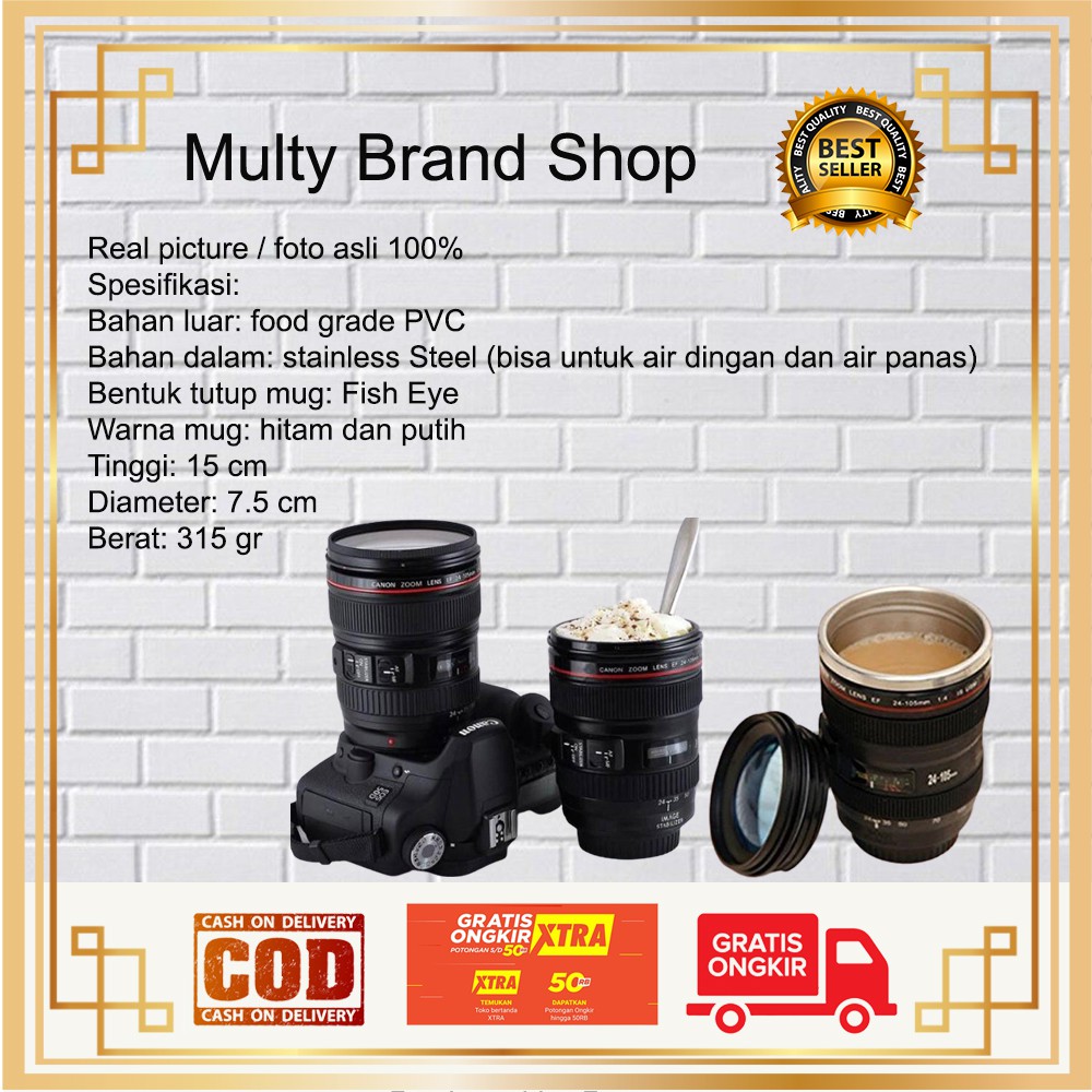 Gelas minum unik karakter cantik berbentuk lensa | gelas mug murah origiinal dan berkualitas MBS