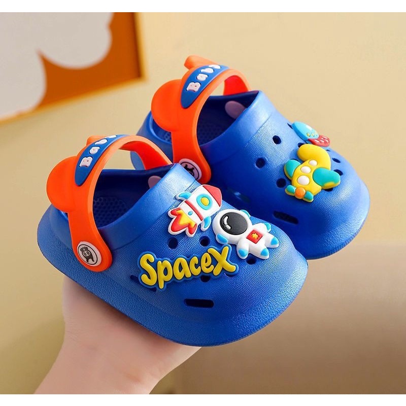 Minipetite SH2119N  Sepatu sendal anak murah motif space X sendal balita import size 18-32