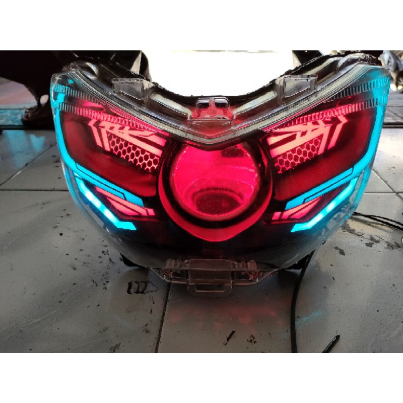 lampu nmax old custom projie