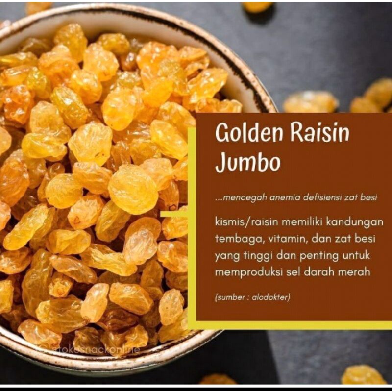 

Kismis arab golden raisin semi jumbo