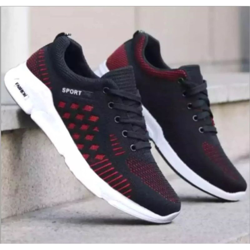 sepatu pria sneakers running fashion ZigmanBt Unisex