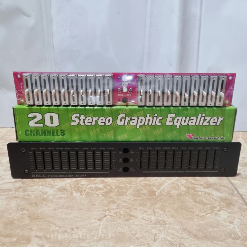 Kit Plus Box Equalizer 20 Ch Stereo Bell BGR 020